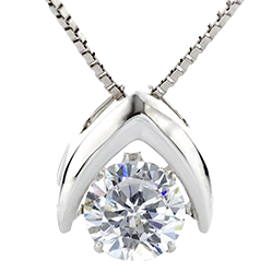 Mother & Child Heart Birthstone Necklace for Women